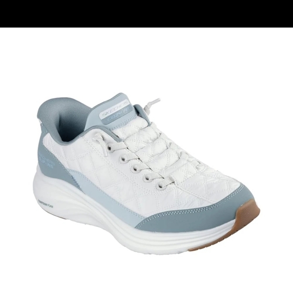 Skechers Women's Contour Foam Slip Ins Sneaker, Sage - Picture 8 of 9